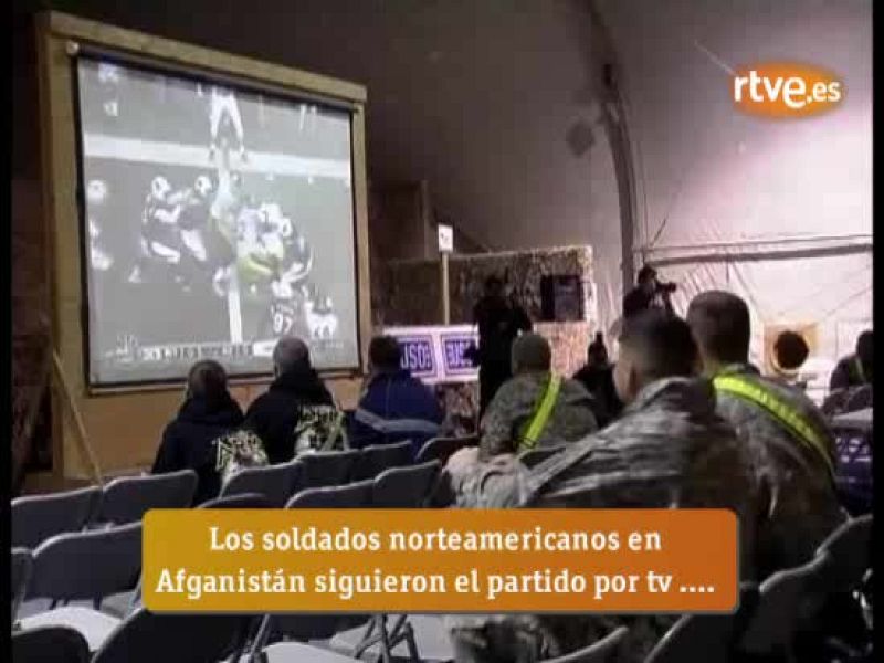 Los americanos celebran la Superbowl