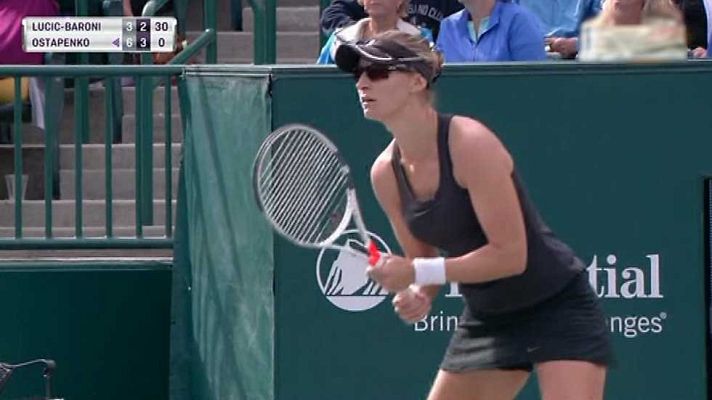 Tenis - WTA Torneo Charleston (EEUU) 2ª semi:Lucic-Baroni-Ostapenko