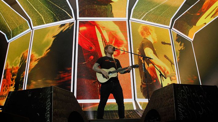 Telediario 1 - Ed Sheeran actuó en Madrid ante 16.000 personas