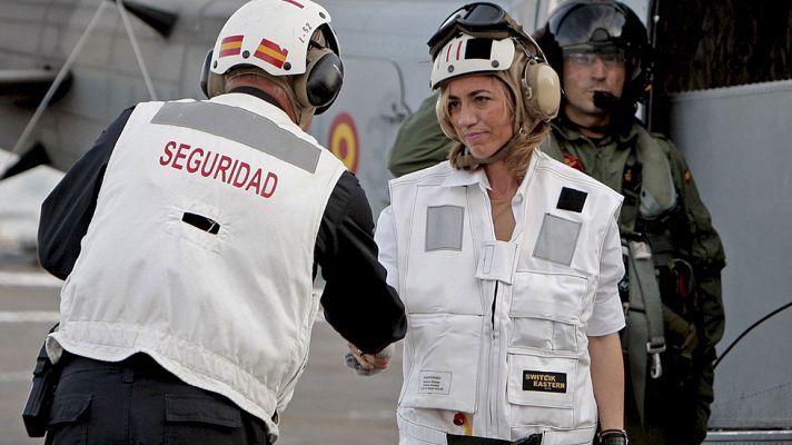 Telediario 1 - Carme Chacón, la primera ministra de Defensa