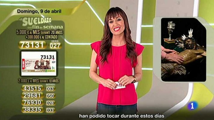 Sorteos ONCE - Sorteo ONCE - 09/04/17