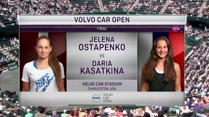 Tenis - WTA Torneo Charleston (EEUU) Final: Ostapenko - Kasatkina