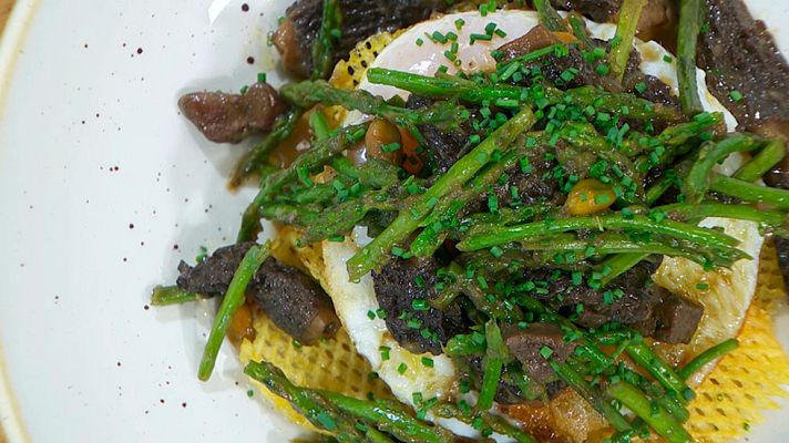 RTVE Cocina - Cazuela de setas de primavera