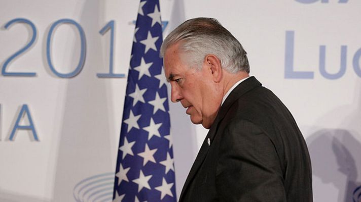 Telediario 1 - Rex Tillerson emplaza a Moscú a elegir entre Al Asad y Estados Unidos