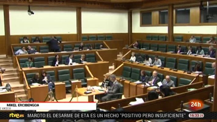 Parlamento - Parlamento vasco sobre desarme ETA