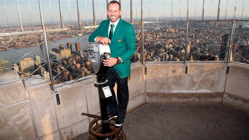 El Empire State se tiñe de verde en honor a Sergio García | Ver