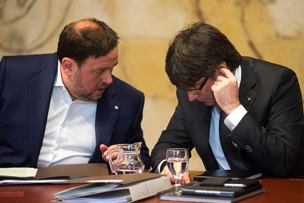 Telediario 1 - Continúan las discrepancias entre los socios del gobierno catalán