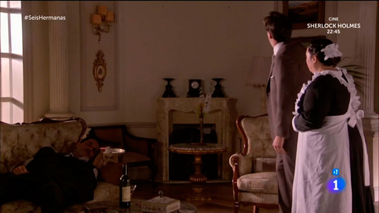 Seis Hermanas - Julio pierde el cuadro de la madre de las Silva en una timba