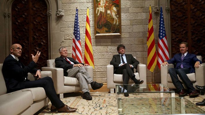Telediario 1 - Estados Unidos defiende una España "fuerte y unida"