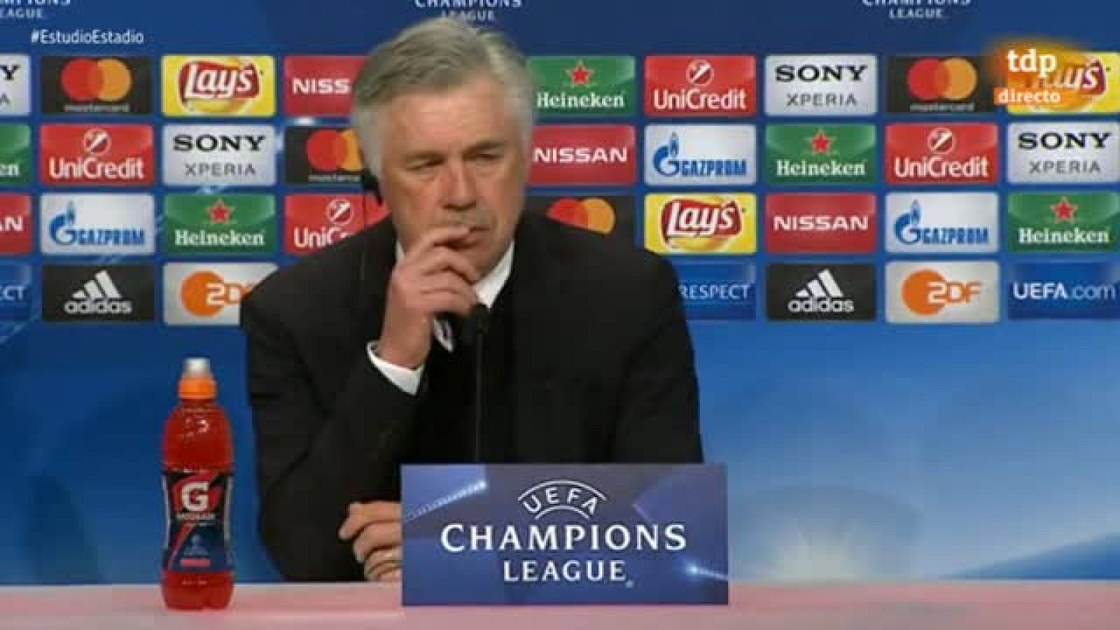 Ancelotti: "La tarjeta roja a Javi Martínez cambió el partido" - Champions League | Ver