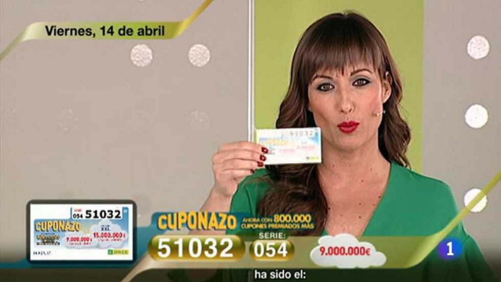 Sorteo ONCE - 14/04/17 - ver ahora