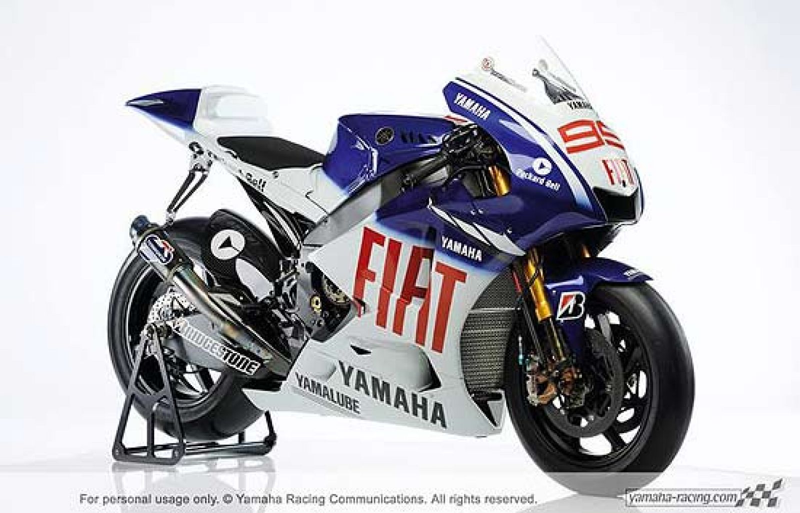 La nueva Yamaha de Rossi y Lorenzo