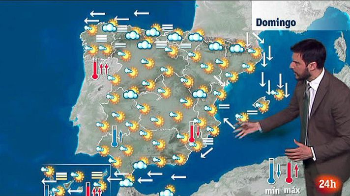 El tiempo - Bajan las temperaturas en el Mediterráneo y suben en Galicia