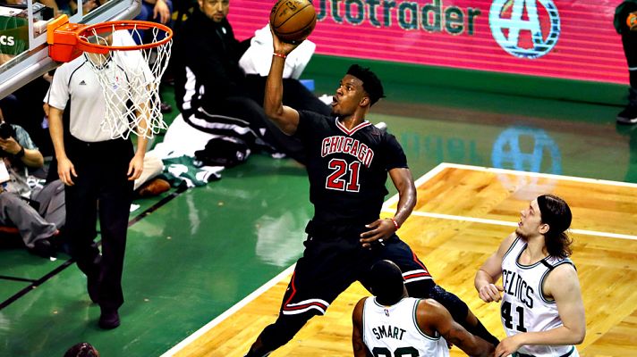 Telediario 1 - Los Bulls sorprenden en Boston y los Thunder son arrollados en Houston