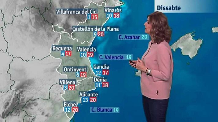 L'informatiu - Comunitat Valenciana - El tiempo en la Comunidad Valenciana - 21/04/17