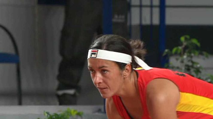 Tenis - Play Off permanencia: Francia - España, 1er. partido individ