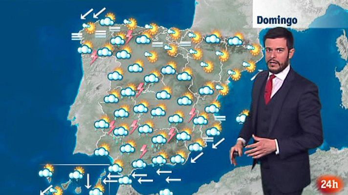 El tiempo - Posibilidad de granizadas fuertes en Andalucía oriental
