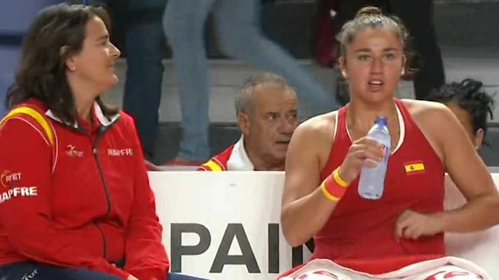 Tenis - Play Off permanencia: Francia - España, 3er. partido individ