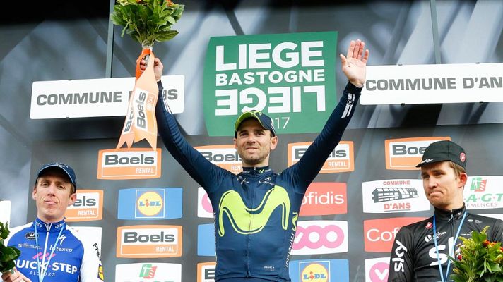  - Valverde se adjudica su cuarta Lieja y se la dedica a Scarponi