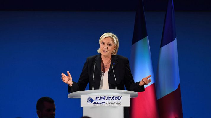 Telediario 1 - Le Pen aspira a ser la primera presidenta de Francia