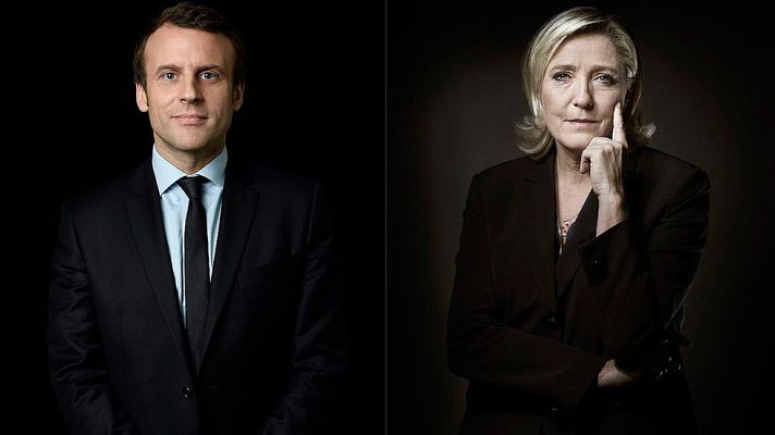Telediario 1 - Macron y Le Pen se medirán en la segunda vuelta de las elecciones presidenciales francesas