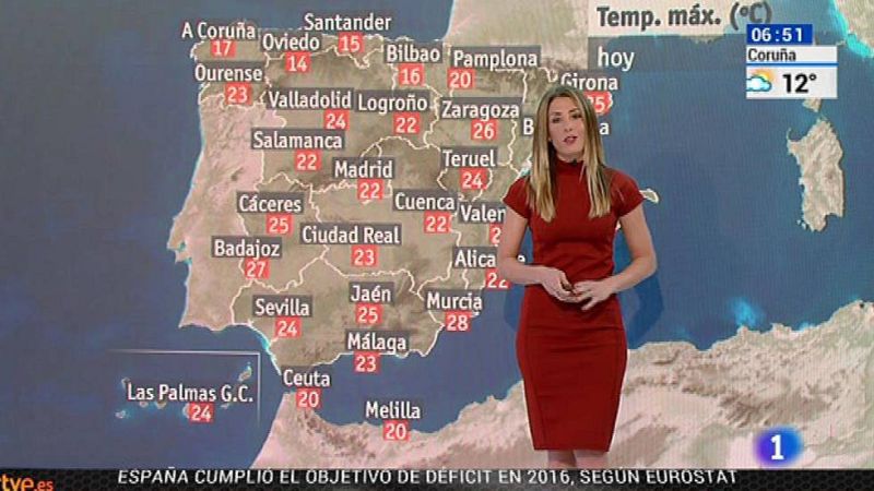 Caen las temperaturas con tormentas repartidas por toda España - El tiempo | Ver