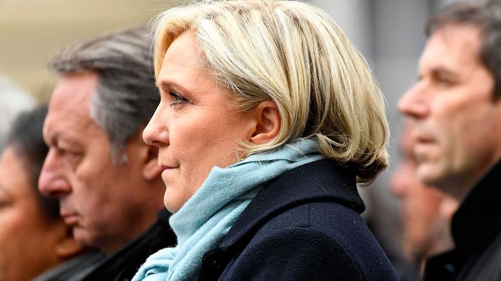 Informativo 24h - Macron y Le Pen coinciden en el homenaje al policía muerto