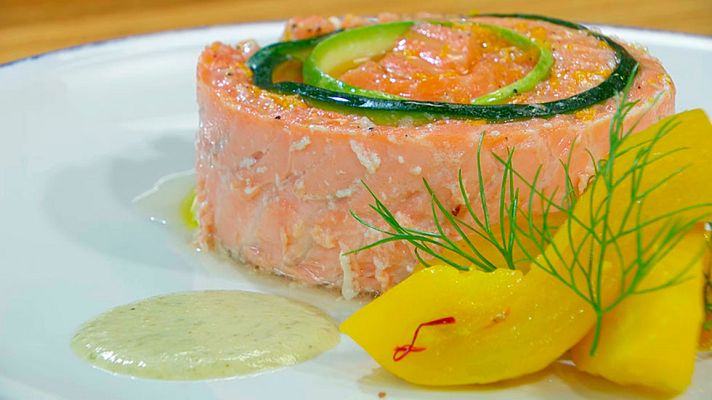 RTVE Cocina - Terrina de salmón con calabacín