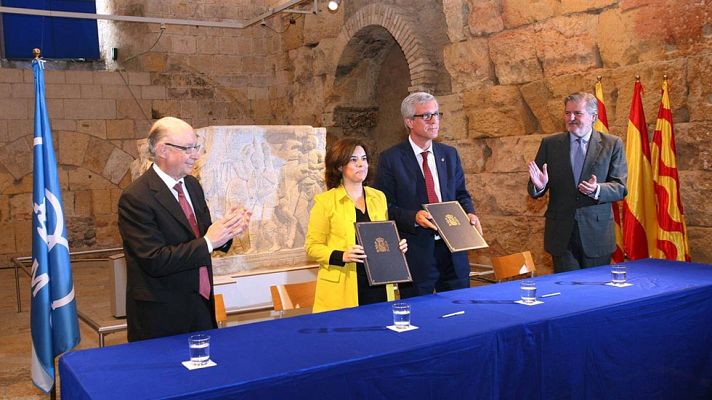 Telediario 1 - Comienzan a andar los Juegos del Mediterráneo Tarragona 2018