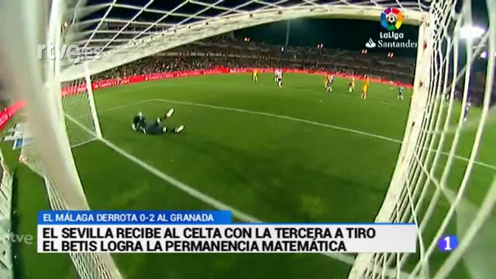 El Málaga derrota 0-2 al Granada y le condena a Segunda División | Ver