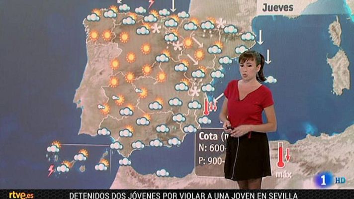 El tiempo - Descenso notable de temperaturas