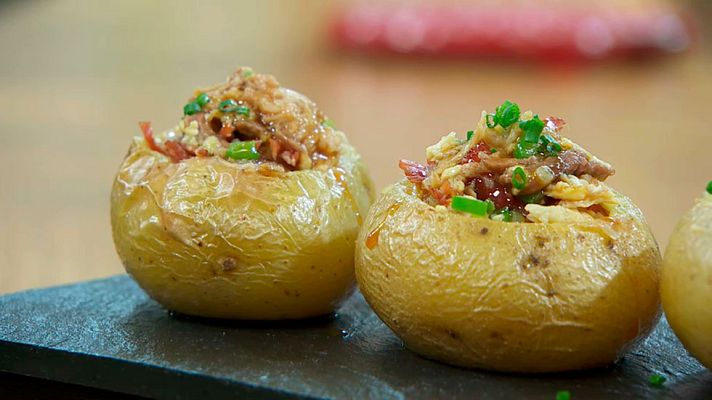 RTVE Cocina - Torres en la cocina - Patatas rellenas de ropa vieja