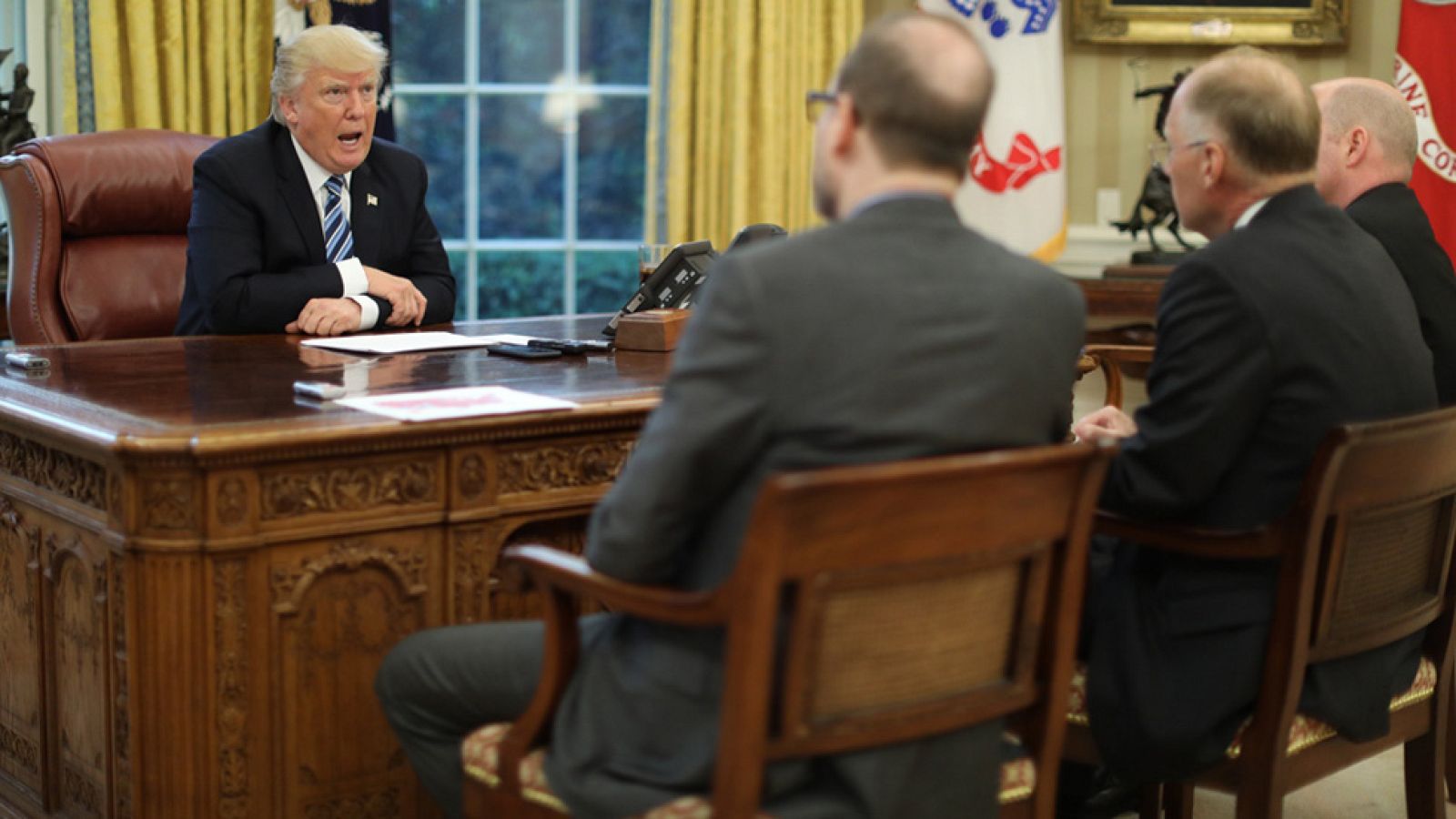 Trump asegura que es posible un conflicto a gran escala con Corea del Norte