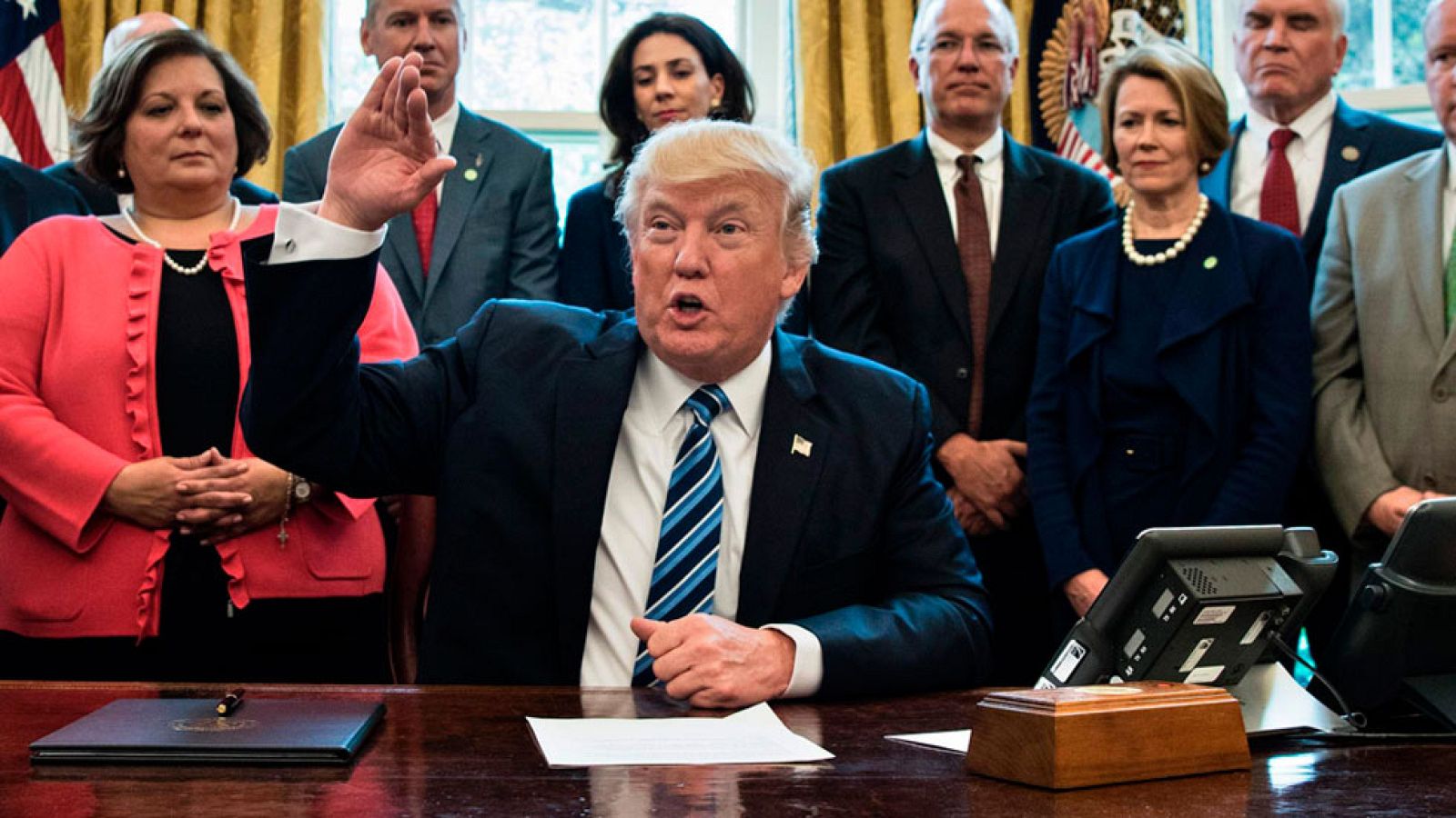 Trump cumple cien días al frente de Estados Unidos