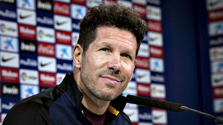 Telediario 1 - Simeone: "¿Sanción? Había sido muy respetuoso con el árbitro"