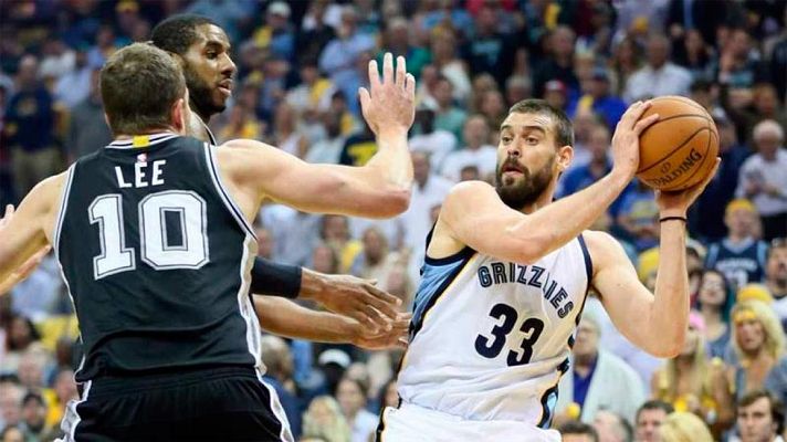14H - Los Spurs de Pau Gasol pueden con Marc y se meten en semifinales