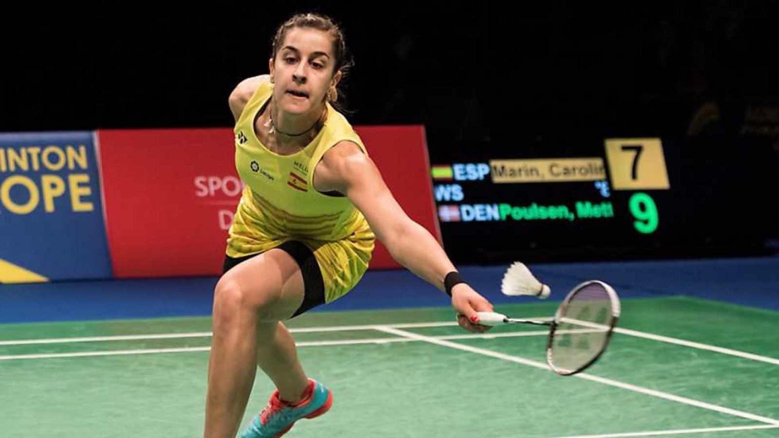 Bádminton - Campeonato de Europa. Semifinal: C. Marín - M. Poulsen - ver ahora