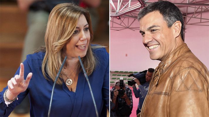 Telediario 1 - Los candidatos socialistas continúan su campaña pidiendo a R