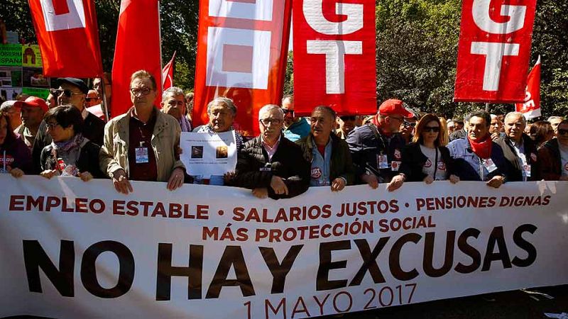 Los sindicatos salen a la calle el Primero de Mayo para reclamar empleo estable