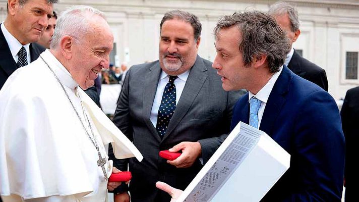 Telediario 1 - Fátima, expectante ante la visita del papa