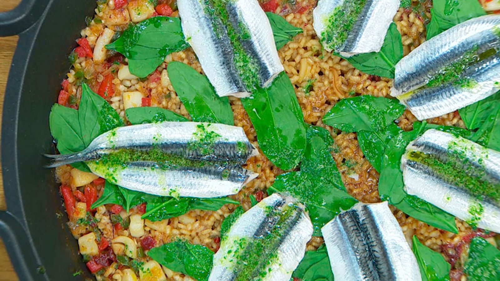 Torres en la cocina - Arroz con boquerones