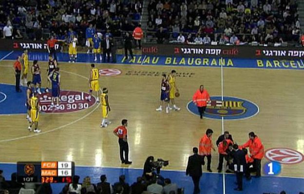 Baloncesto en RTVE - Protestas en el Palau Blaugrana