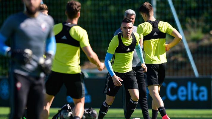 Telediario 1 - El Celta mide su ilusión ante el Manchester United