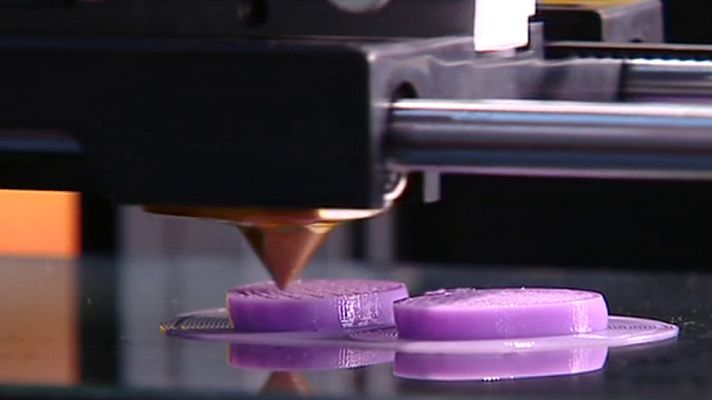 Telediario 1 - Barcelona aspira a convertirse en la referencia mundial de impresión 3D