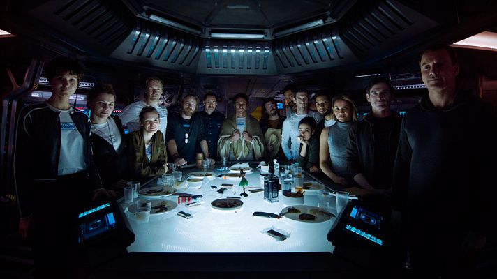 Cultura en Rtve.es - La última cena de la tripulación de la nave 'Covenant' de 'Alien Covenant'