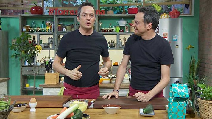 Torres en la cocina - Tortillas vegetales y marmitako