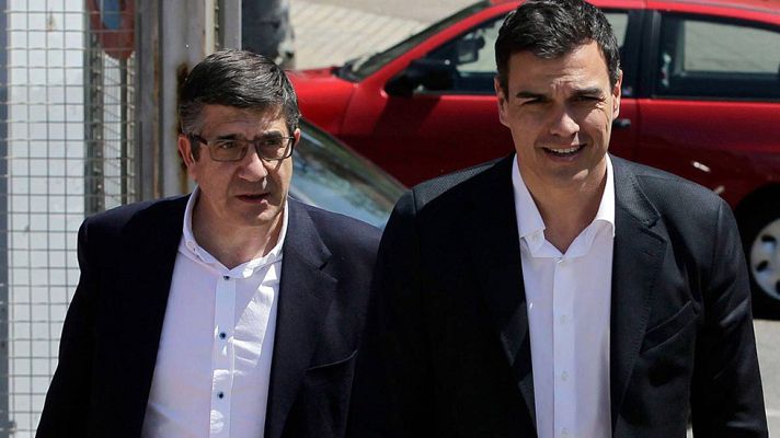 Telediario 1 - Patxi López rechaza la oferta de Pedro Sánchez para integrar sus candidaturas
