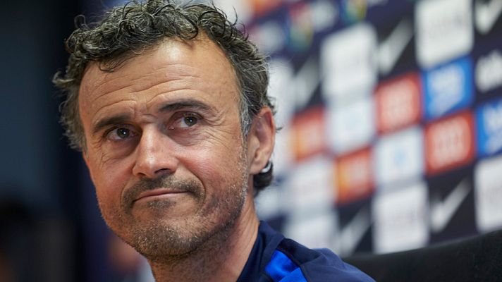 Telediario 1 - Luis Enrique afronta tranquilo el partido contra el Villarreal