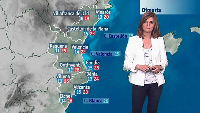 El tiempo en la Comunidad Valenciana - 08/05/17 - ver ahora