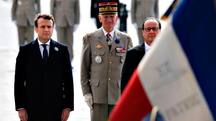 Telediario 1 - Emmanuel Macron deberá ahora afrontar el reto de las legislativas de junio